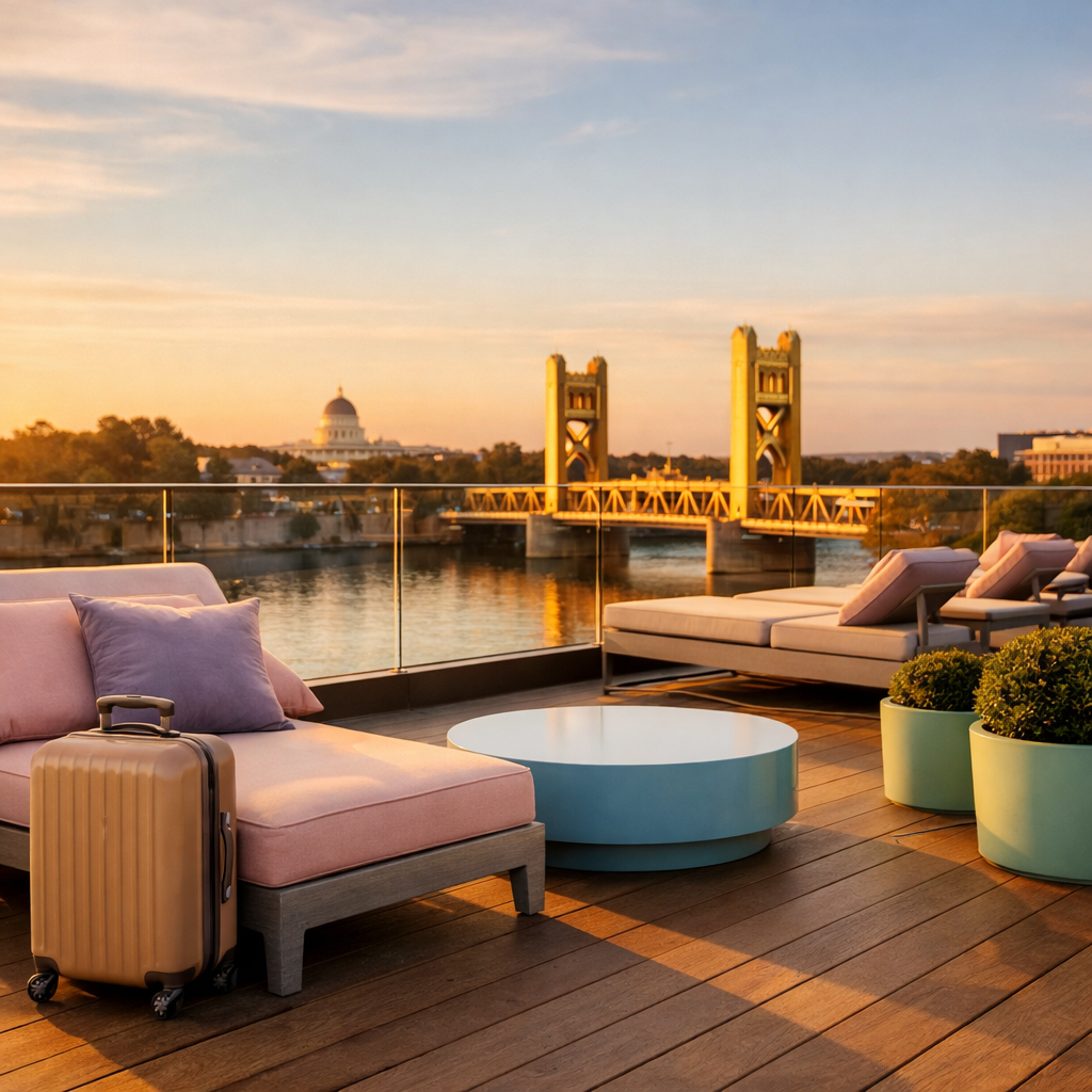 Elegant last minute hotel deals in Sacramento for spontaneous premium stays